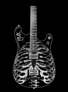 315 - Guitarra com Ossos